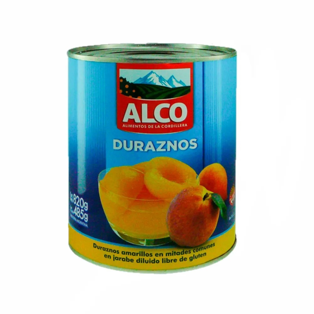 DURAZNO LATAS EN MITADES